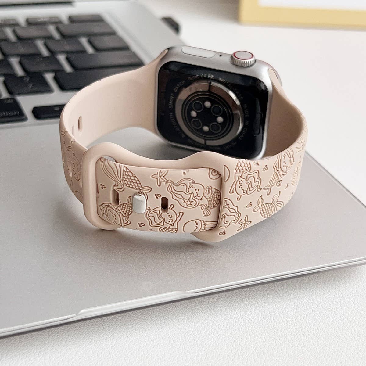 APPLE WATCH ULTRAS9S8 ENGRAVED MERMAID STRAP_CWWW0056