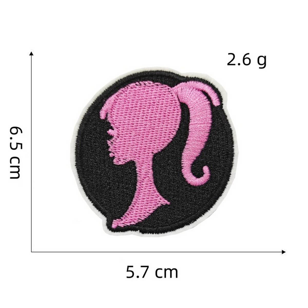 NEW PINK CARTOON EMBROIDERED CLOTH PATCH_CWMM4021