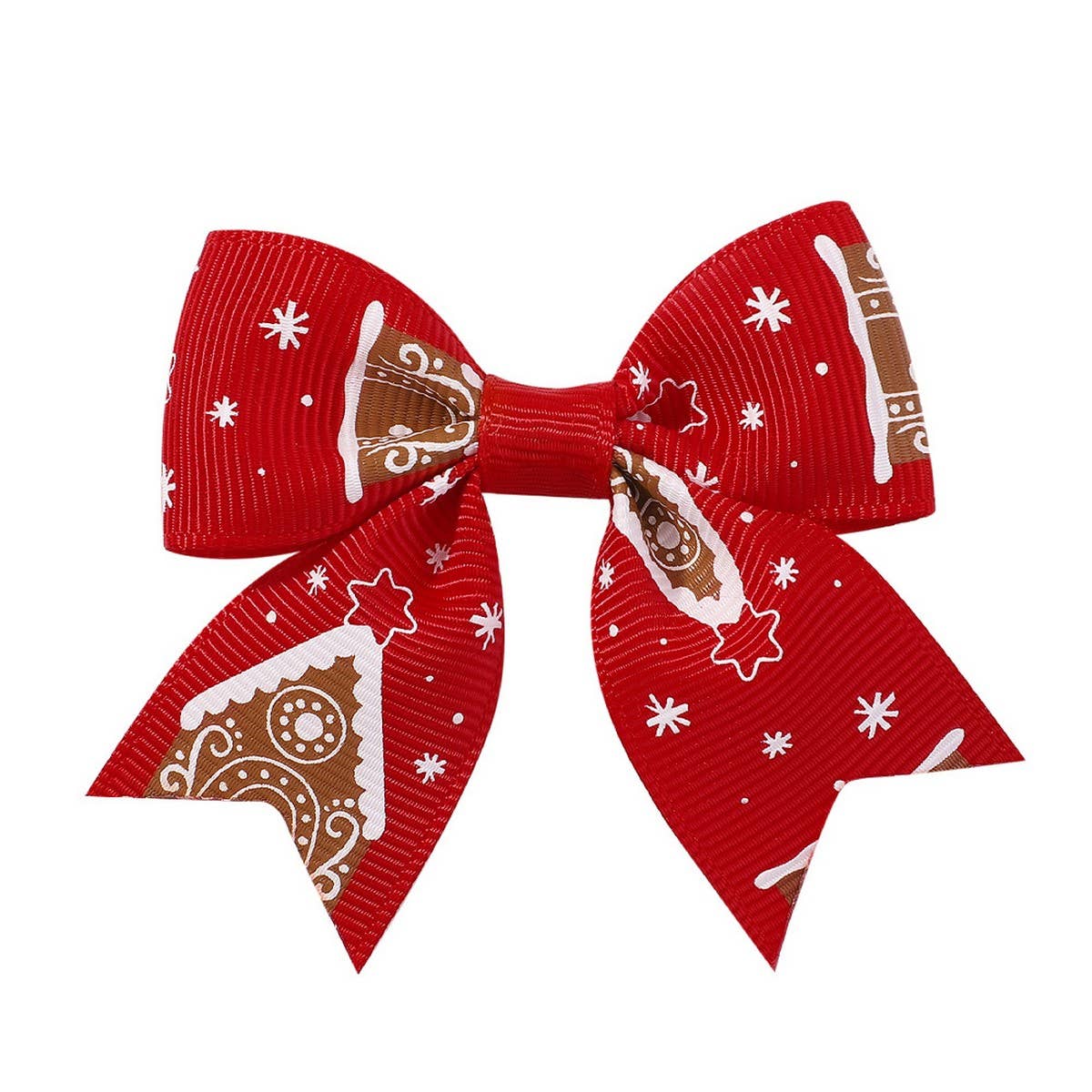 GIRLS XMAS HAIR CLIP WITH REINDEER SNOW_CWAHA6693