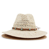 NEW SUNSHADE HAND KNITTED PANAMA HAT_CWAH1194