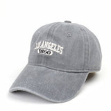 Vintage Washed Letter Embroidered Baseball Cap Cwah1536