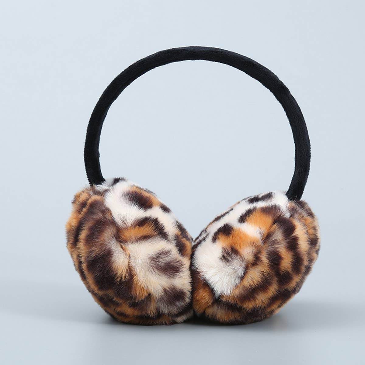 CUTE LEOPARD PRINT ANTIFREEZE EARMUFFS_CWMM1431