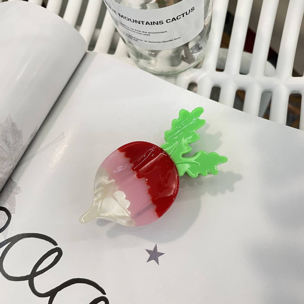 Fall Acetate Vegetable Hair Claw Clips_Cwaha0961