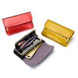 RETRO FASHION FIRST LAYER WAXED LEATHER WALLET_CWAB3789