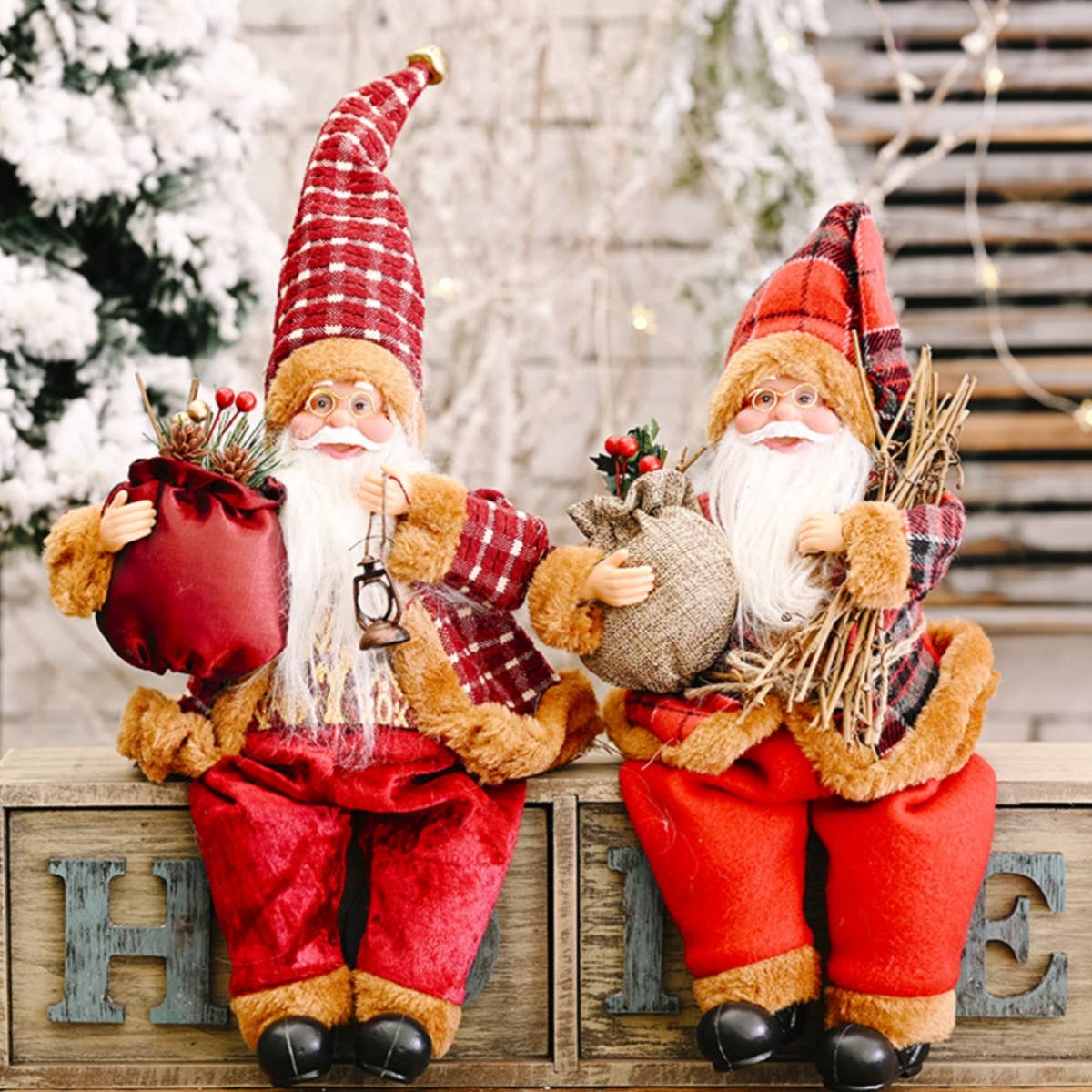 Cwasc1950_Christmas Doll Santa Claus Doll Decoration