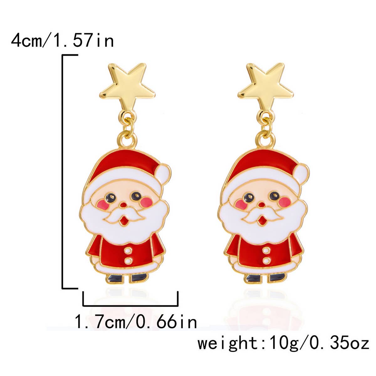 NEW CHRISTMAS BELL ASYMMETRICAL EARRINGS_CWAJE2388