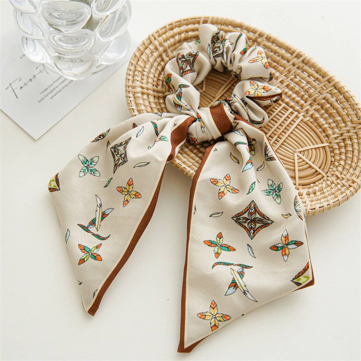 2024 NEW HAIR TIE PRINTED BOW HAIR TIE_CWAHA1080
