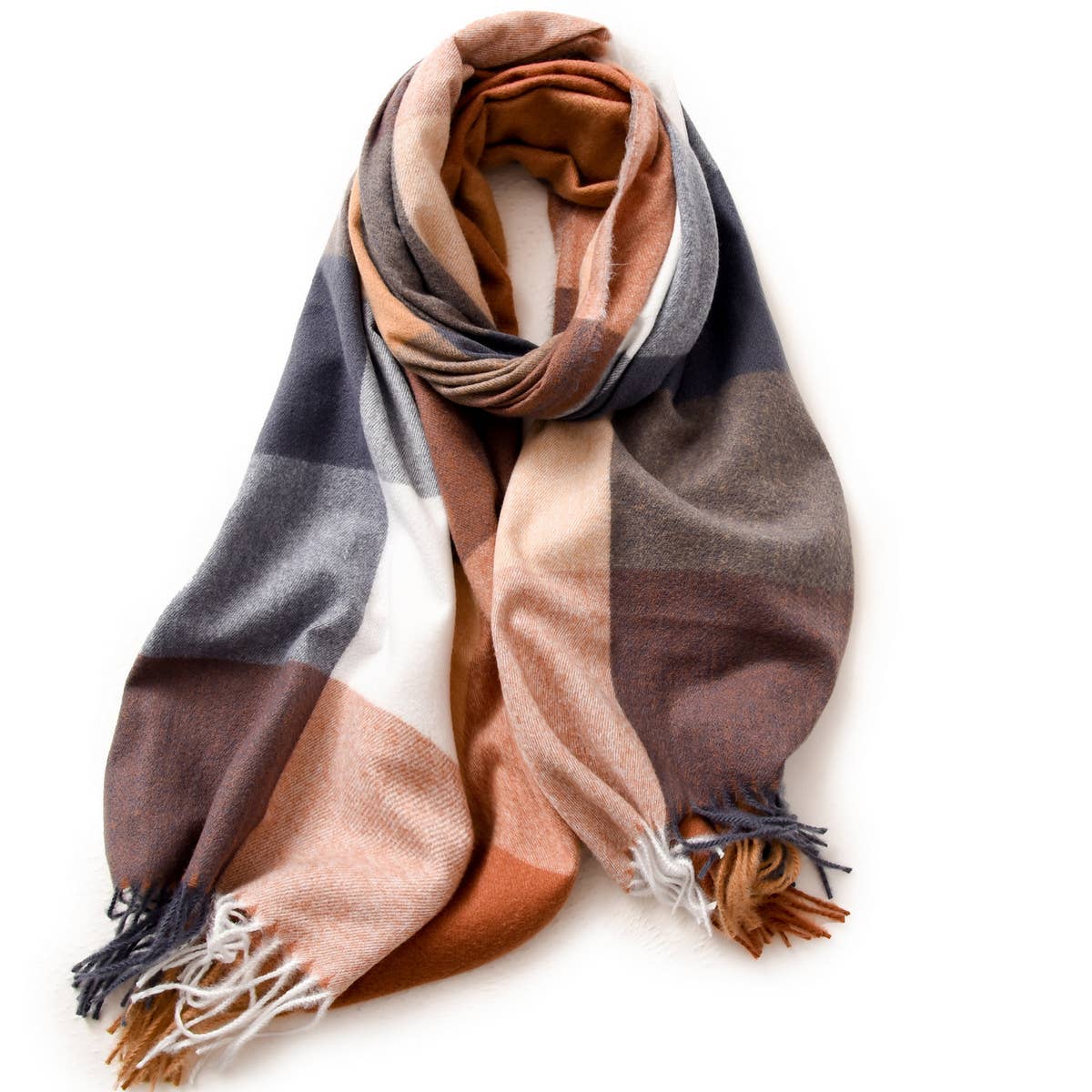 ELEGANT PLAID SHAWL WINTER SCARF FOR WOMEN_CWASC0170