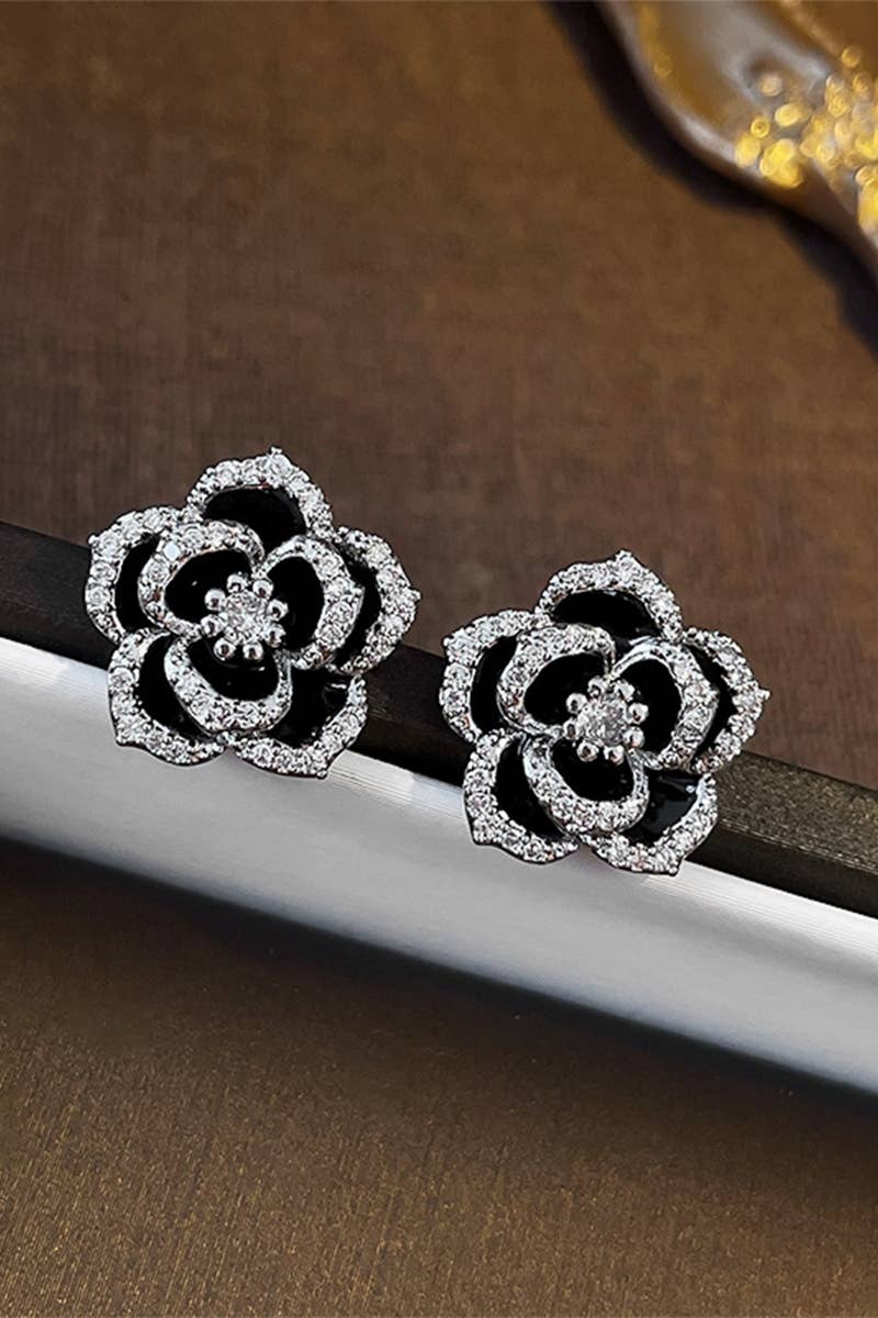 ROSE STUD EARRINGS_CWAJE0343