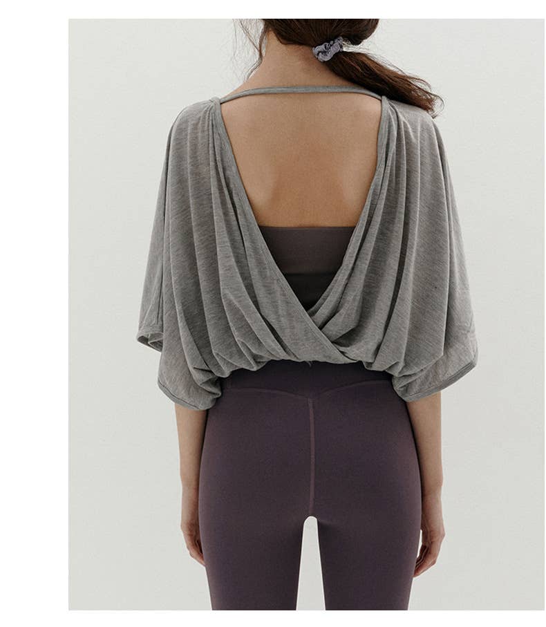 Sports Blouse Tencel Breathable Running Sunscreen