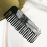 Vintage Black Acetate Hair Comb For Women_Cwmm6443