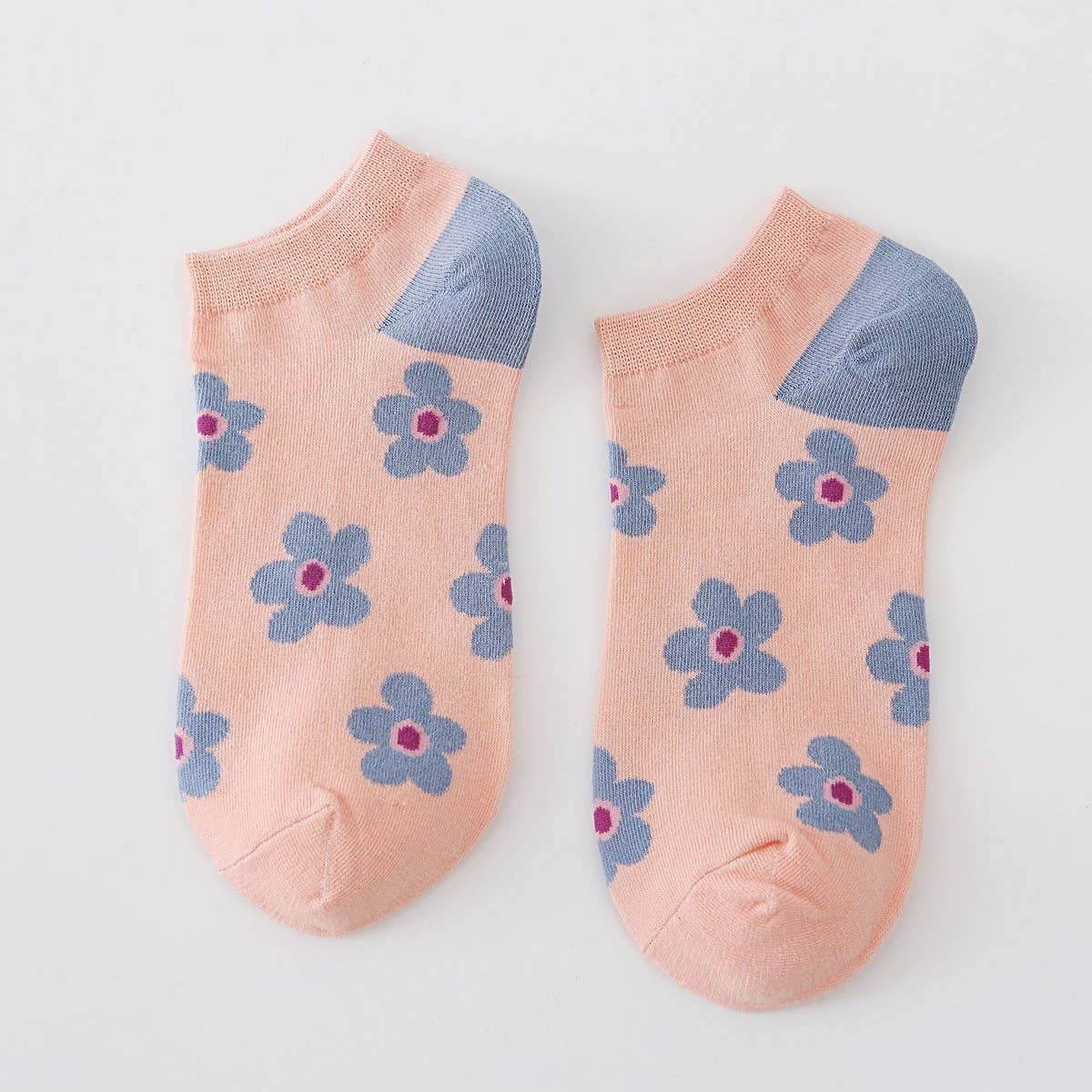 NEW HYUNA STYLE FLOWER SOCKS FOR WOMEN_CWMS2045