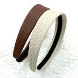 SIMPLE CHIC 3CM PU BUBBLE PATTERN HAIRBAND_CWAHA6329