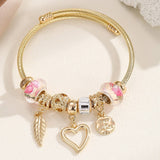 FASHION GOLD STEEL BRACELET FADE RESISTANT_CWMM8484