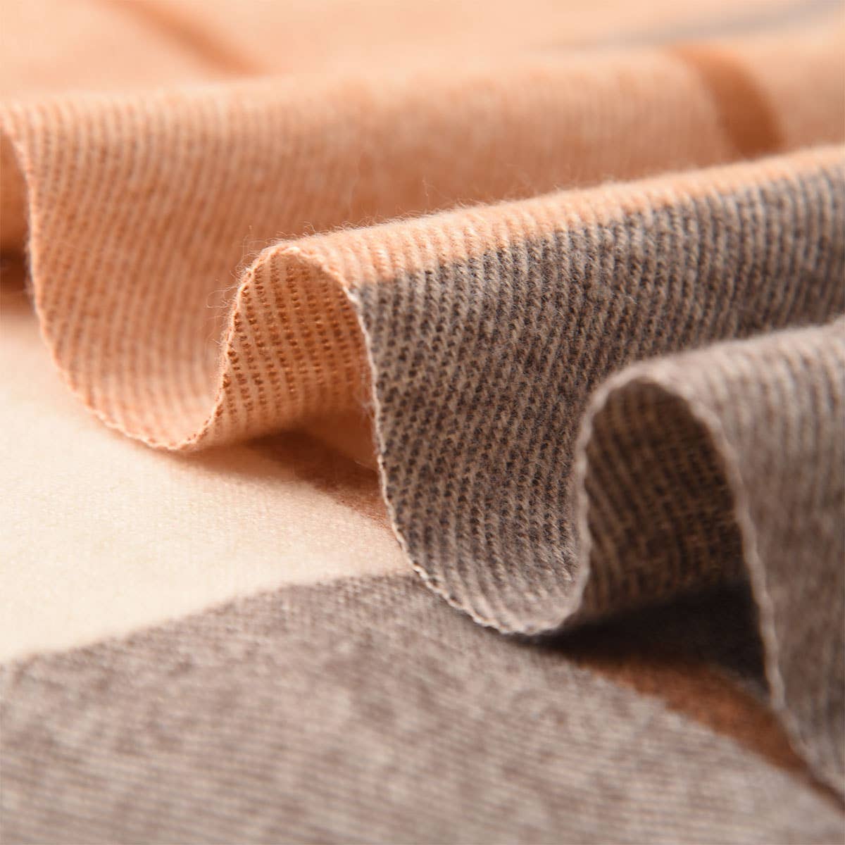 DOPAMINE COLOR MATCHING CASHMERE SCARF WARM_CWASC0220