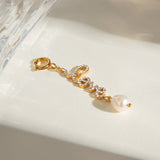 STAINLESS STEEL LETTER WITH DIAMOND DIY PENDANT_CWMM4682