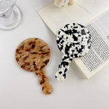 GEOMETRIC ACETATE HANDHELD MIRROR RETRO DESIGN_CWMM6389