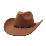 Unisex Cowboy Fedora Hat Ethnic Style_Cwah04409