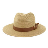 BEACH SUMMER CASUAL STRAW PANAMA HAT_CWAH059 B20223
