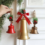 METAL IRON CHRISTMAS BELL HANGING DOOR WALL DECOR_CWMM9782