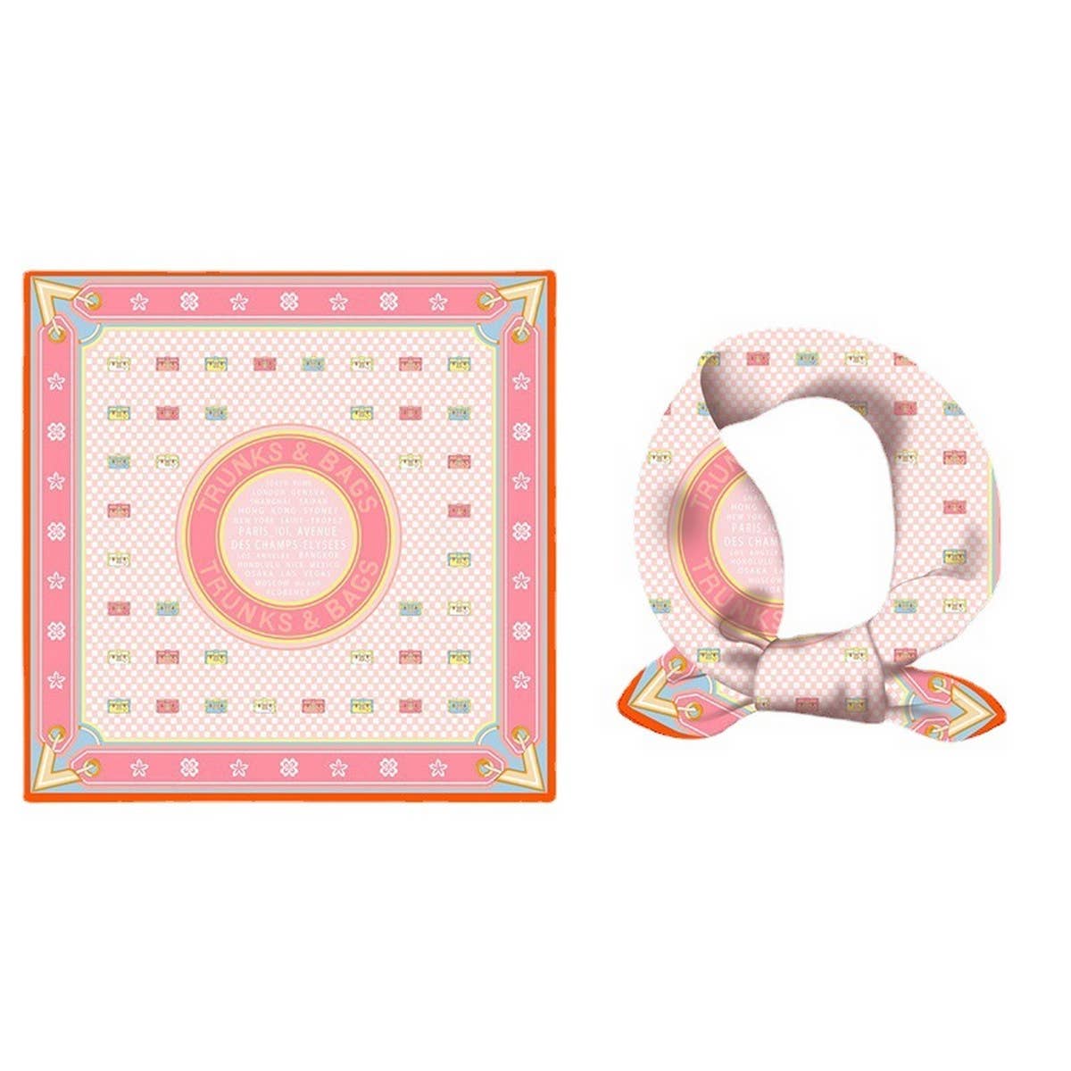 Women Outerwear Thin Square Scarf_Cwasc0661