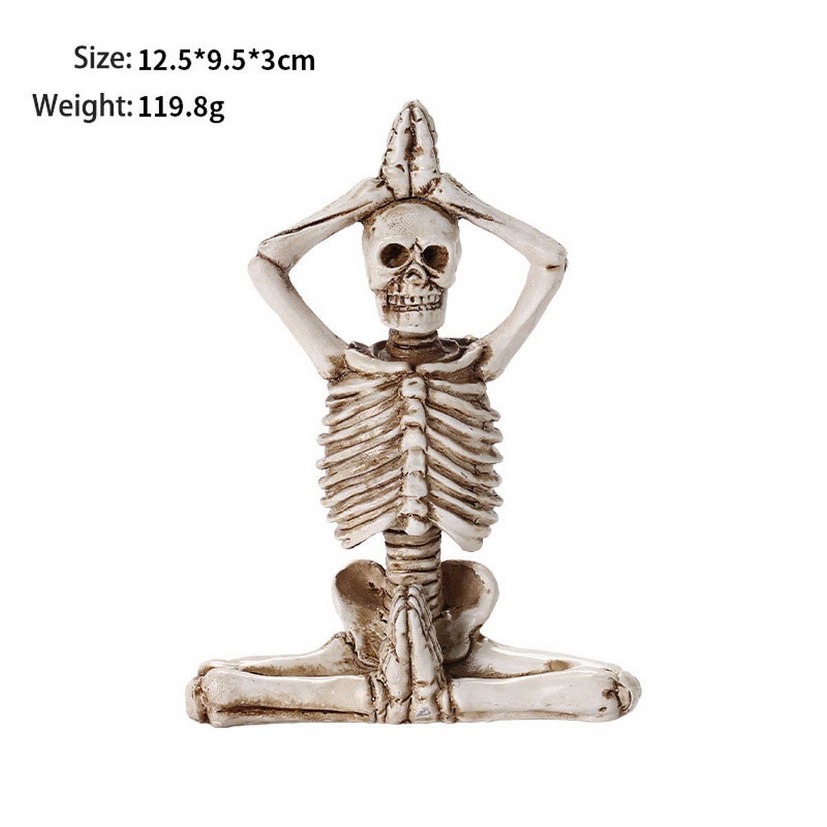 SCARY YOGA SKELETON HALLOWEEN GARDEN DECOR_CWAJE5298