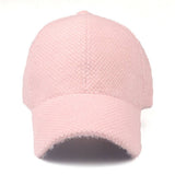 Winter Plush Baseball Cap Unisex Warm Street Style_Cwah1007