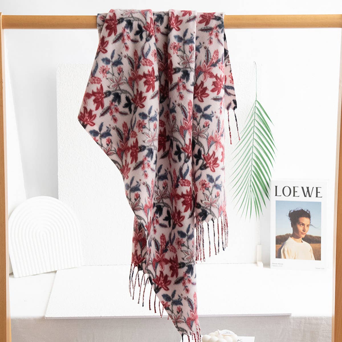 2024 New Twill Printed Tassel Scarf_Cwasc0914