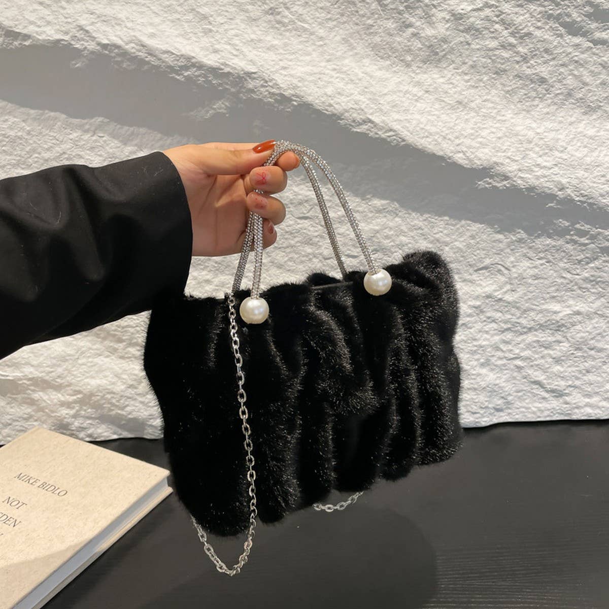 Winter Pleated Cloud Bag Crossbody Plush Bag_Cwab3922