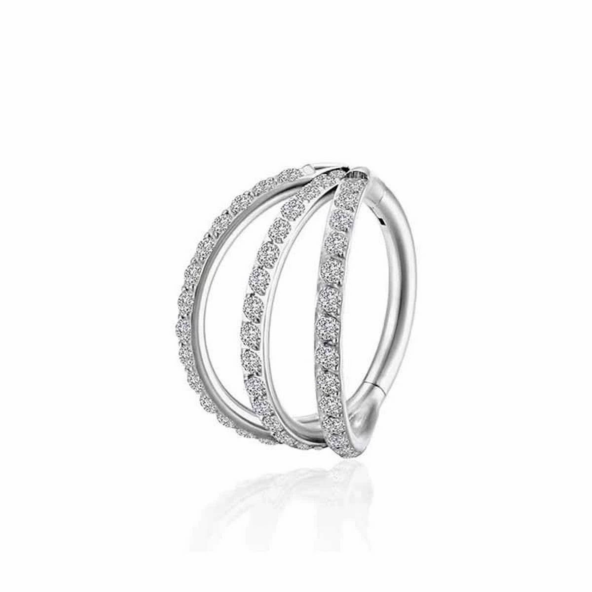 CLOSED HOOP NOSE RING 316 STAINLESS_CWMM9523