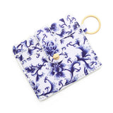 PU CARD WALLET WITH KEYCHAIN MULTI CARD SLOTS_CWAB4934