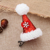 LAMBSWOOL CHRISTMAS HAT HAIRPIN HAIR BUCKLE_CWAHA3420