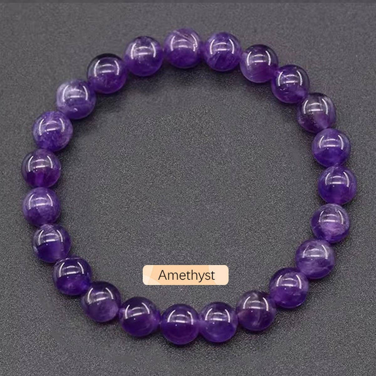 Crystal Natural Stone Beaded Bracelet Unisex_Cwmm11267