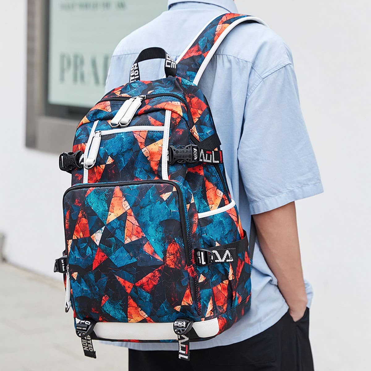 PRINTED BACKPACKS FOR SCHOOL WITH LARGE CAPACITY_CWAB5372
