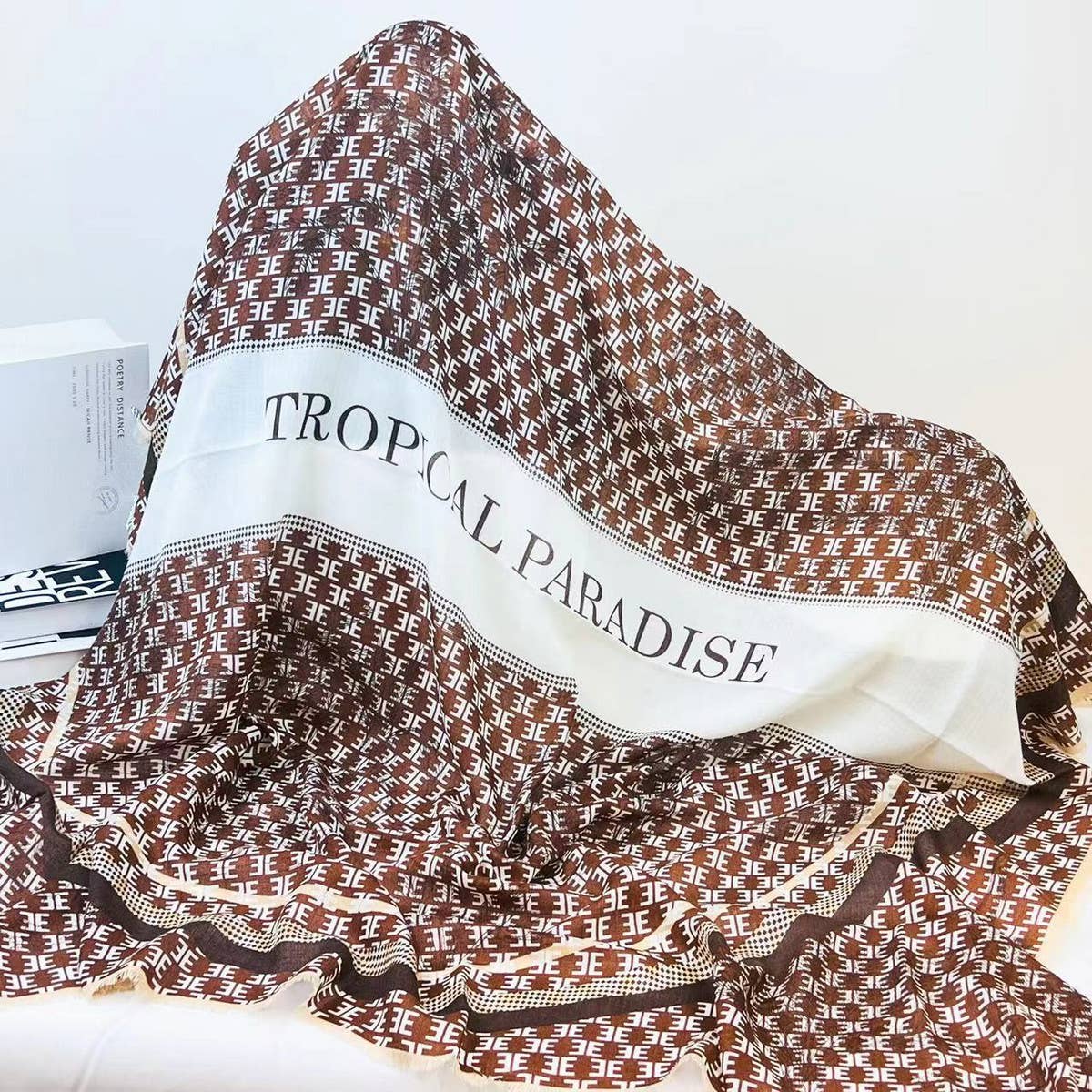 LETTER PRINT SCARF CHIC WINTER WRAP GIFT SHAWL_CWASC0912