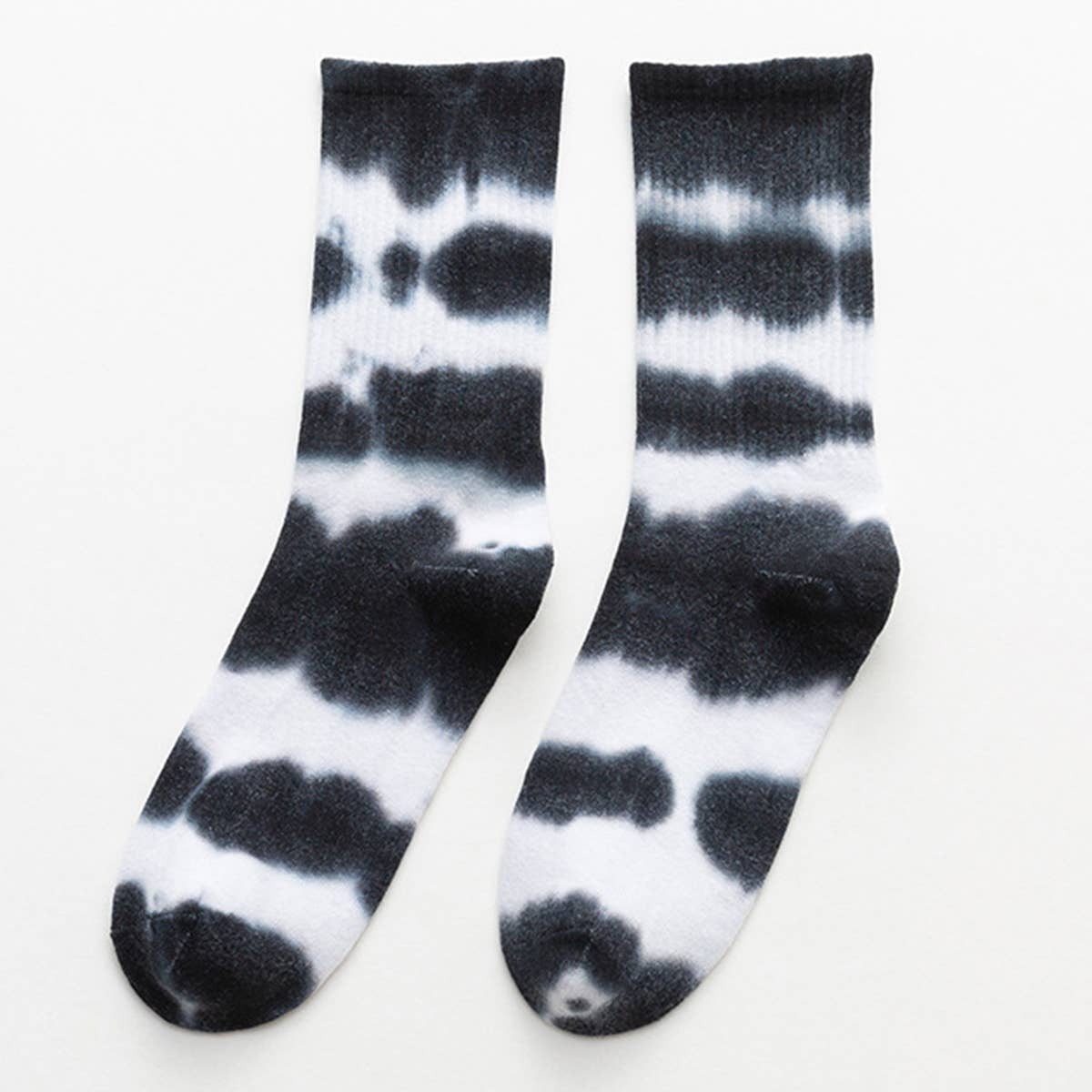 SIMPLE TIE DYED HIGH TOP SOCKS_CWMS0263