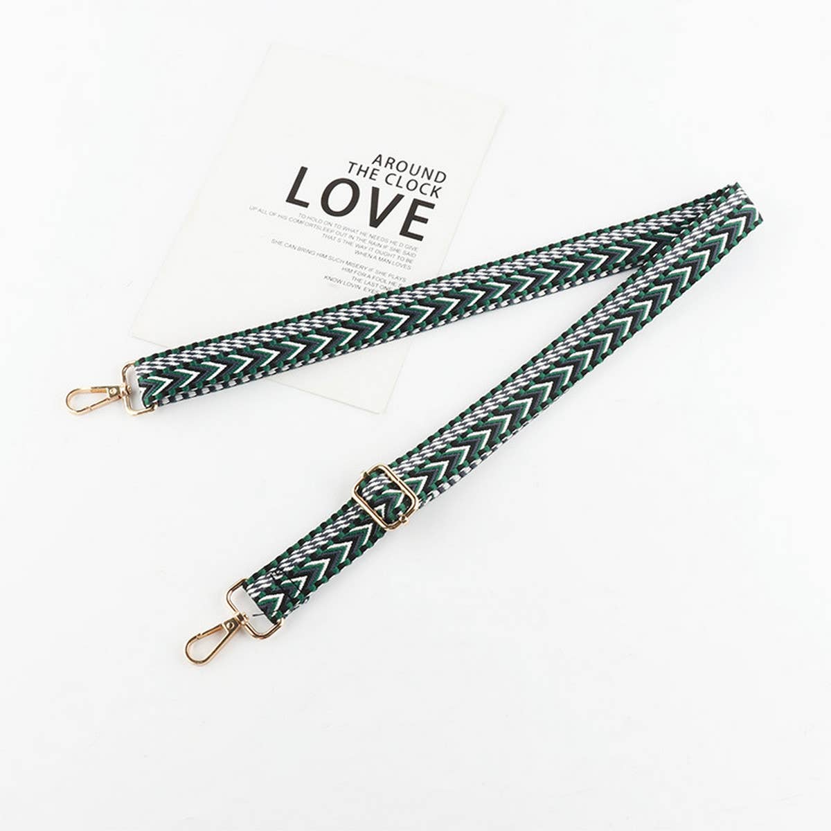 ADJUSTABLE COLORFUL JACQUARD BAG STRAP_CWMM1045