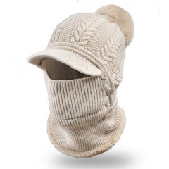Winter Womens Knitted Pullover Earmuffs Hat_Cwasc1141