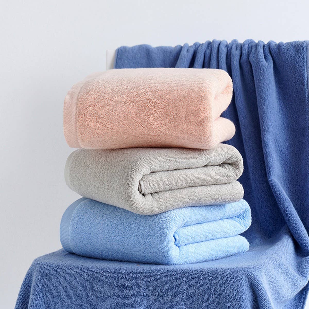 PURE COTTON THICK LARGE BATH TOWEL FOR HOME USE_CWMM2300