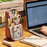 CREATIVE DOUBLE LAYER FOLDING PENCIL CASE_CWMM1972