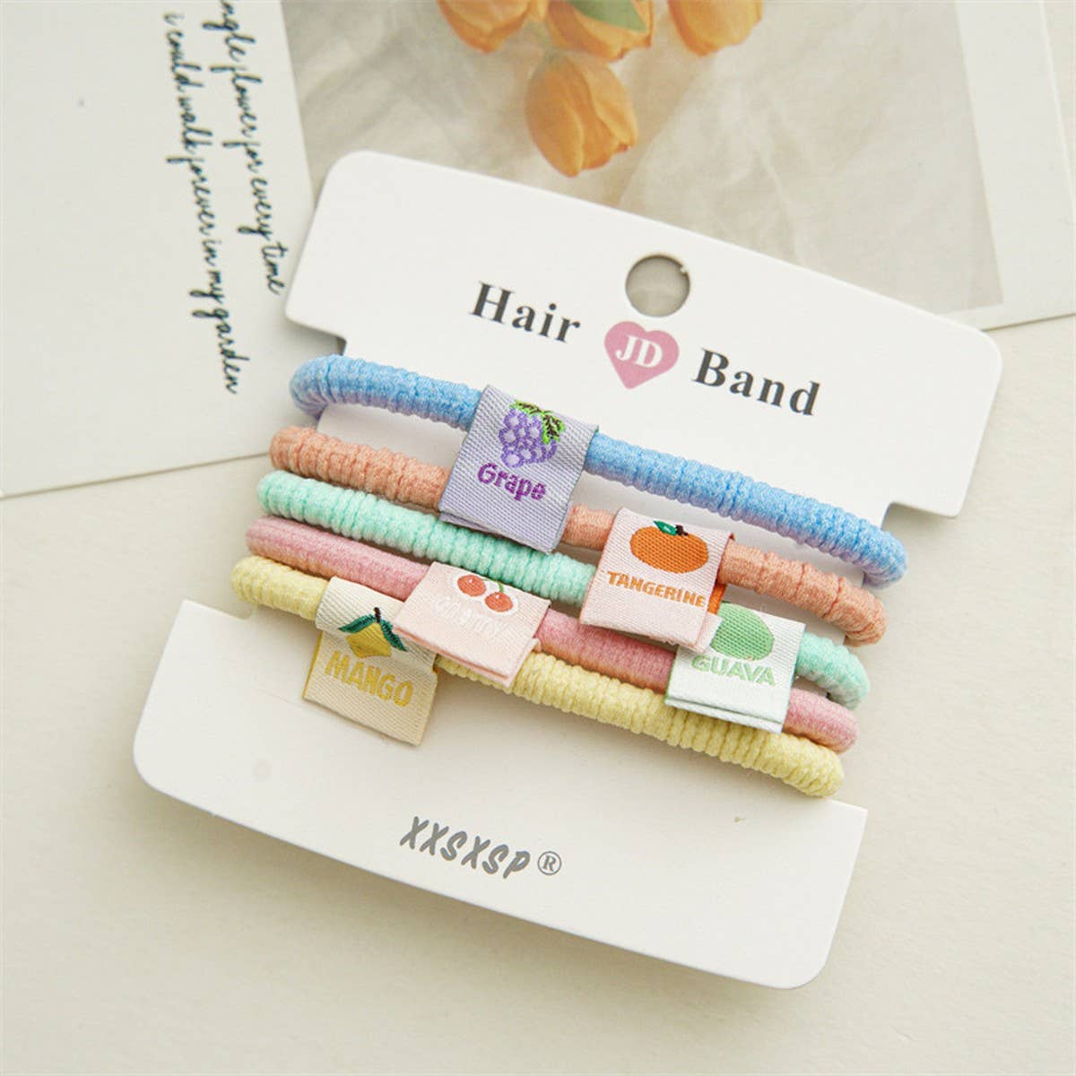 SWEET CANDY COLOR CHILDRENS HAIR TIES_CWAHA1114