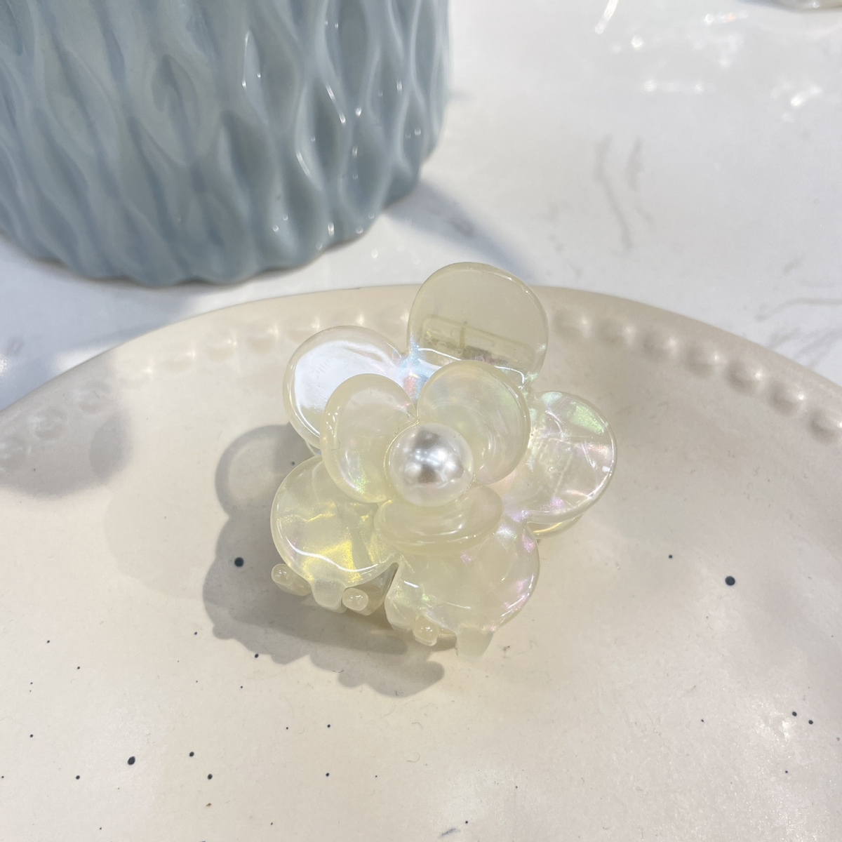 LORAL PEARL HAIR CLAW RHINESTONE ELEGANT CLIP_CWASC1601