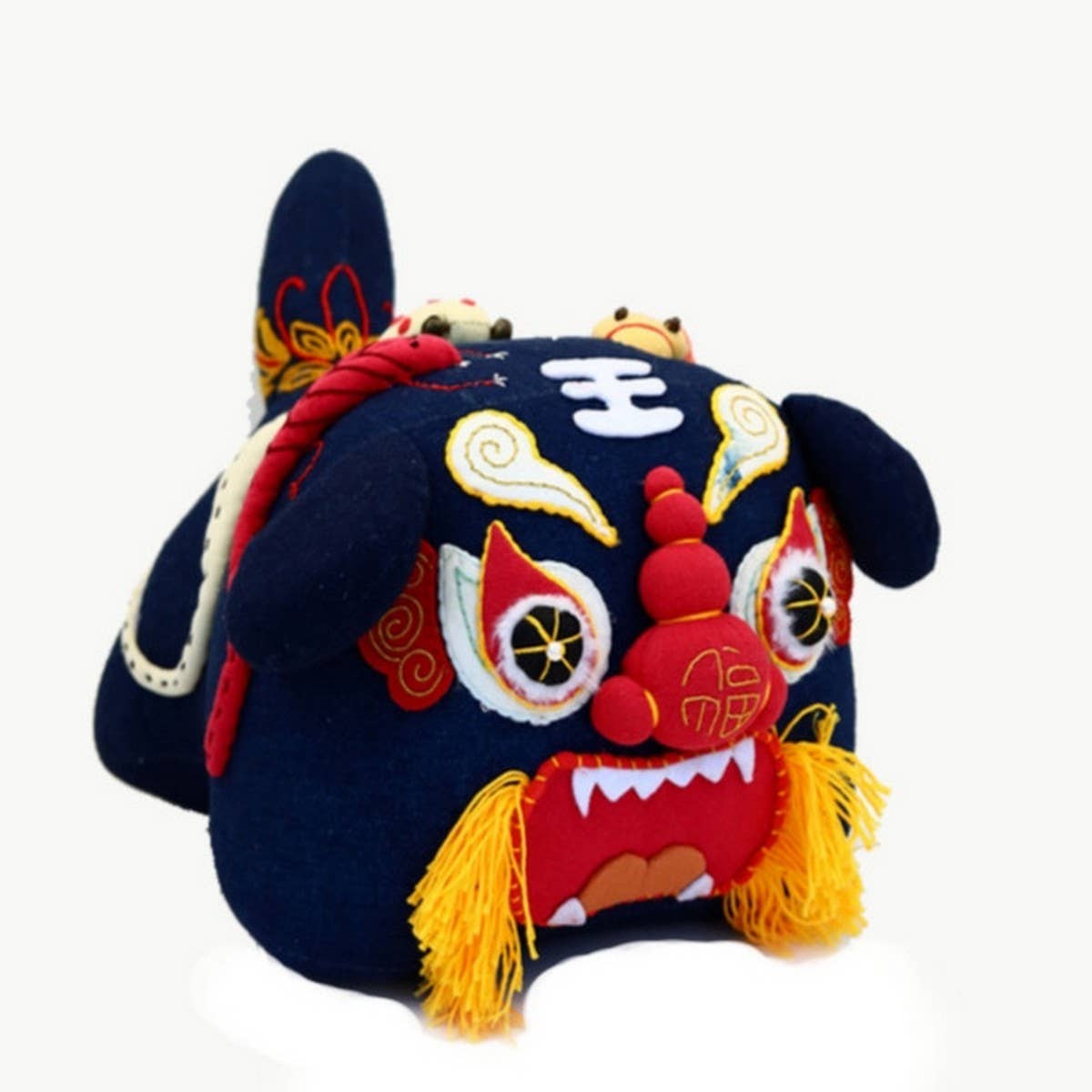 HANDMADE EMBROIDERED TIGER PLUSH DOLL CUTE TOY_CWMM6047