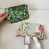 Floral Makeup Bag Travel Wash Wallet Storage Pouch_Cuab00693
