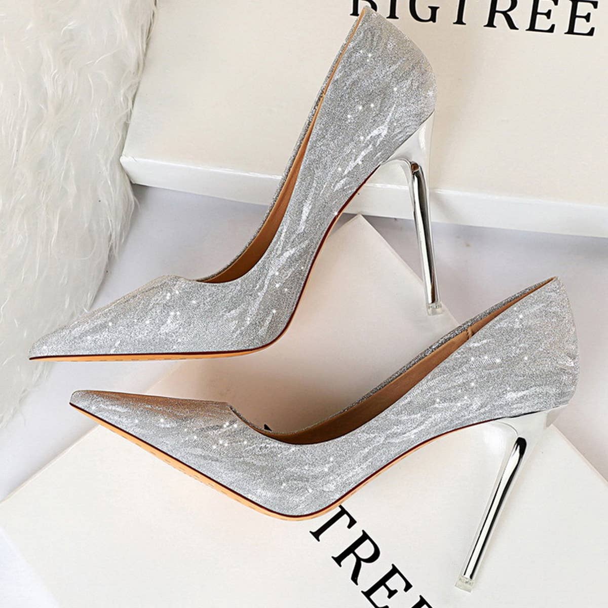 NEW WOMEN SHALLOW POINTED SEQUINED HIGH HEELS_CWSHH0039