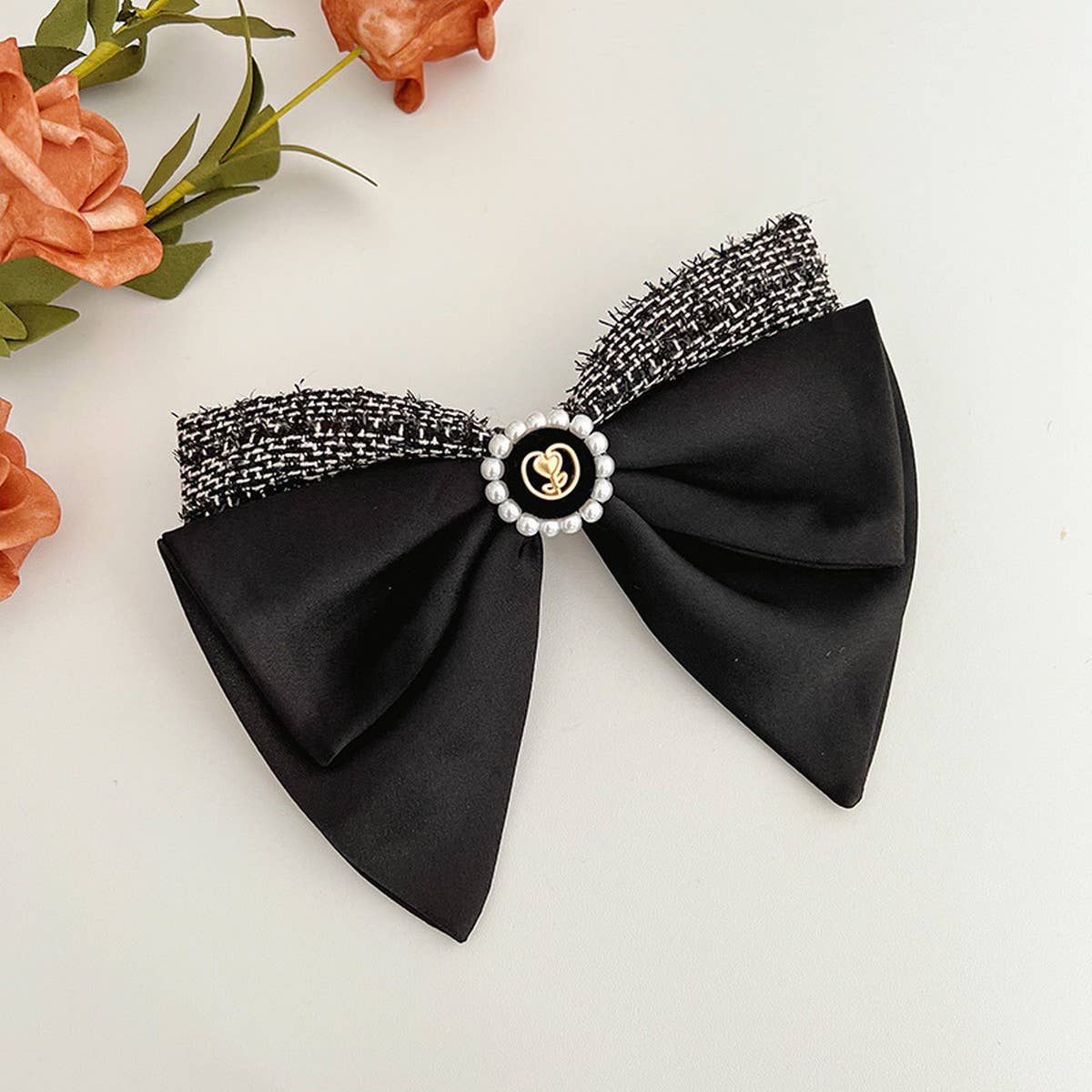 SMALL FRAGRANT STYLE HIGH END BOW HAIRPINS_CWAHA1192