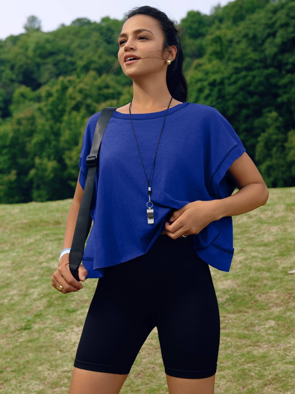 Womens Back Sports Yoga Top