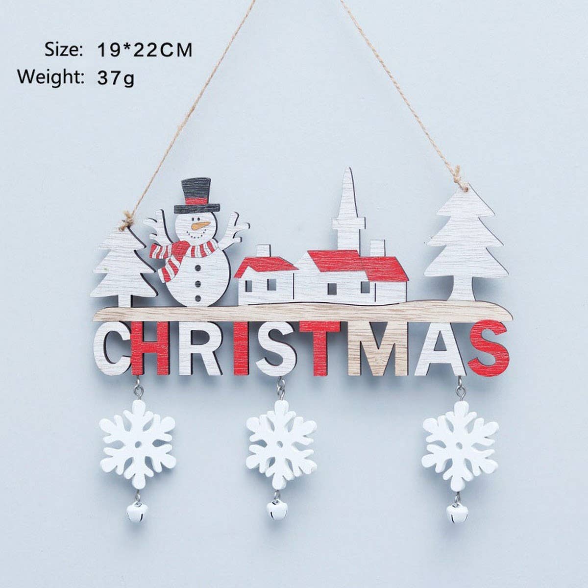 CREATIVE CHRISTMAS WOODEN HANGING ORNAMENT_CWMM9901