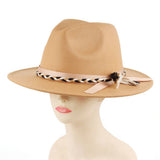 FASHION RETRO SOLID COLOR FELT HAT JAZZ HAT_CWAH0764
