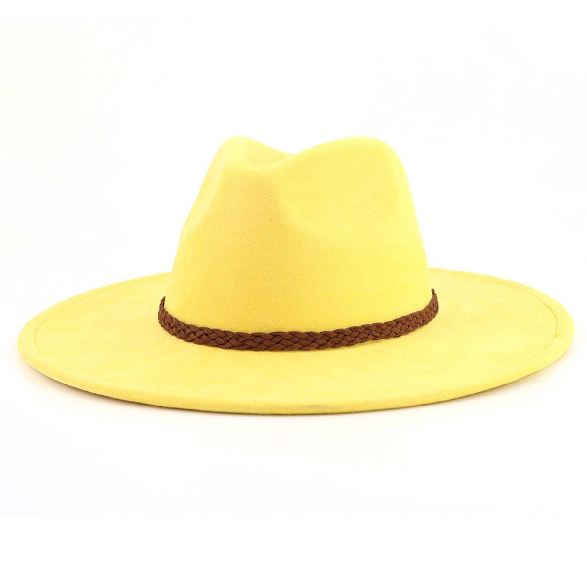 Women Autumn And Winter Warm Belt Panama Hat_Cwah0681
